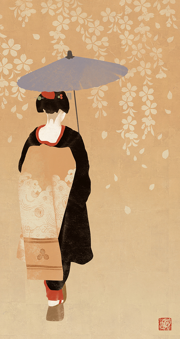 Kyoto no maiko-san (maiko in Kyoto)