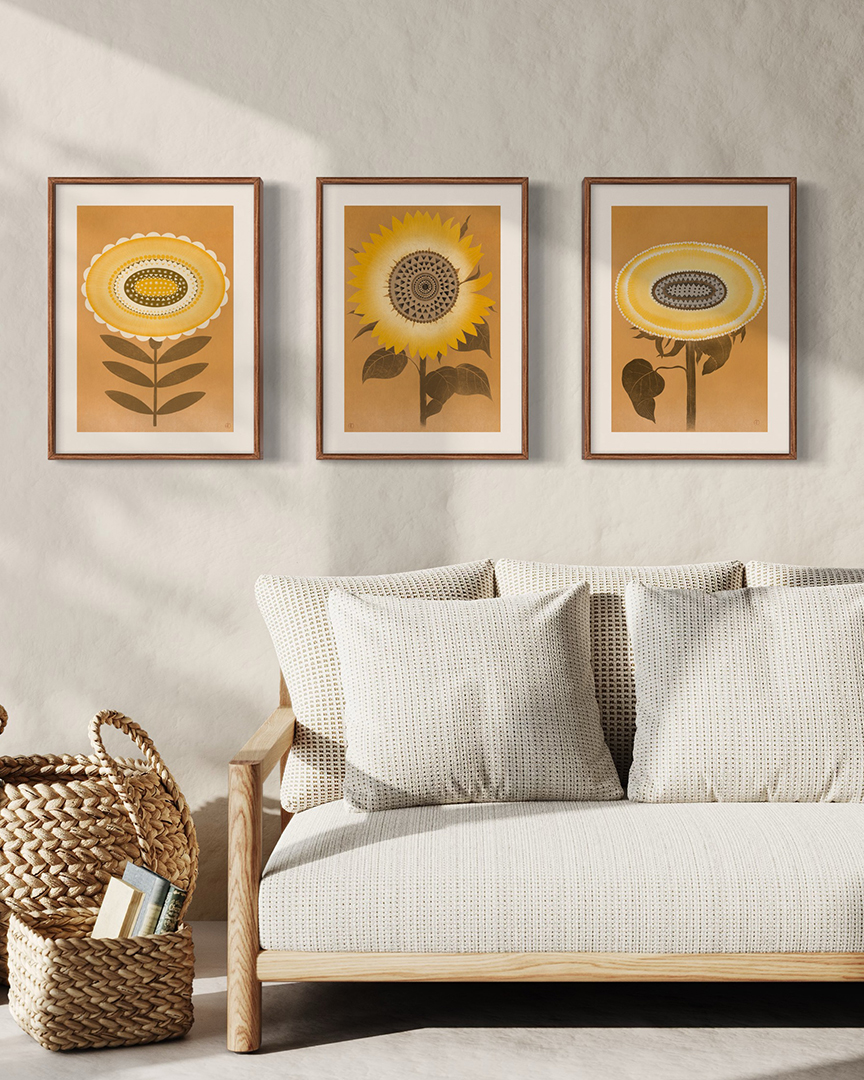 Sunflowers- Set of 3